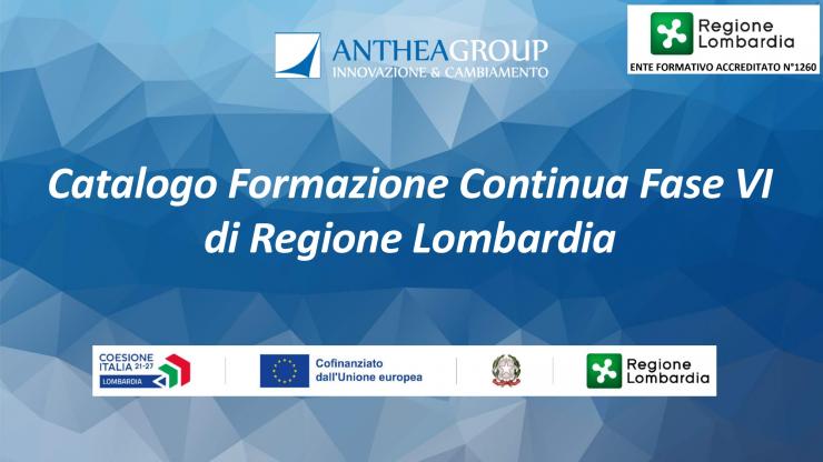 Formazione Continua Fase VI – Regione Lombardia